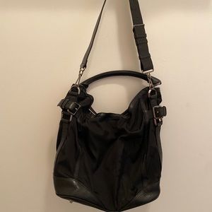 Burberry black nylon tote